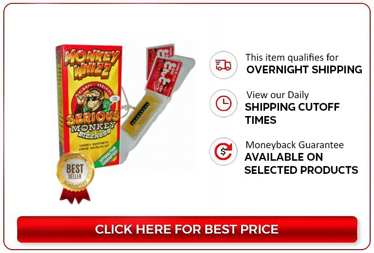 Buy Monkey Whizz synthetic urine belt