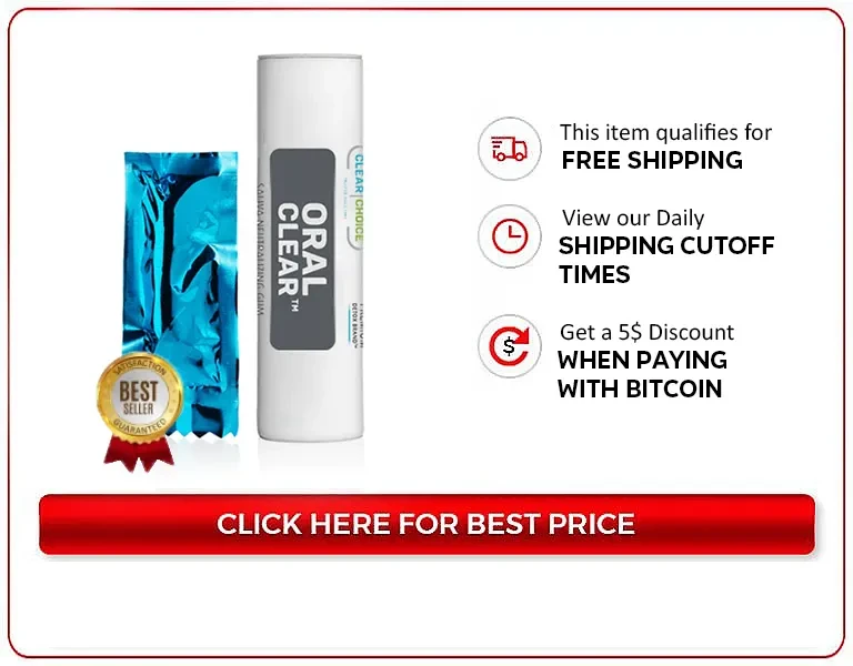 Buy Oral Clear saliva neutralizing gum