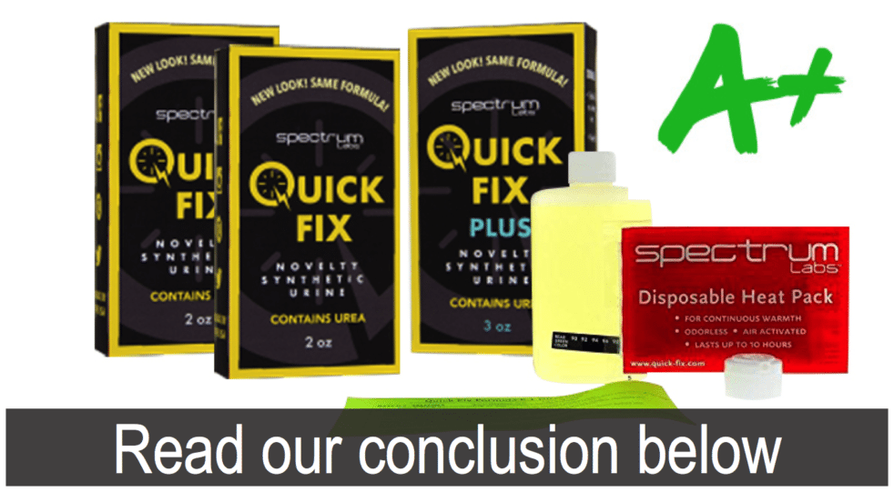 Quick Fix 6.3 Synthetic Urine Review (2023 Updated)