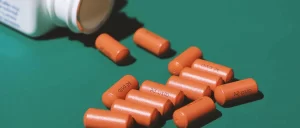 A bottle of concerta spilled