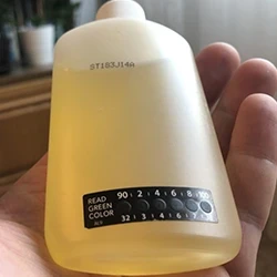 Checking the temperature of Quick Fix urine